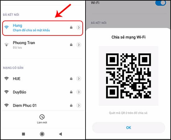 Cách xem mật khẩu WiFi đã lưu trên điện thoại Android