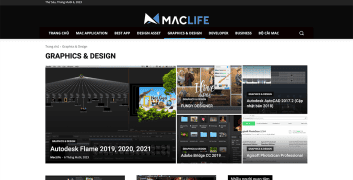 Hình ảnh các bản GRAPHICS & DESIGN Crack tại MacLife
