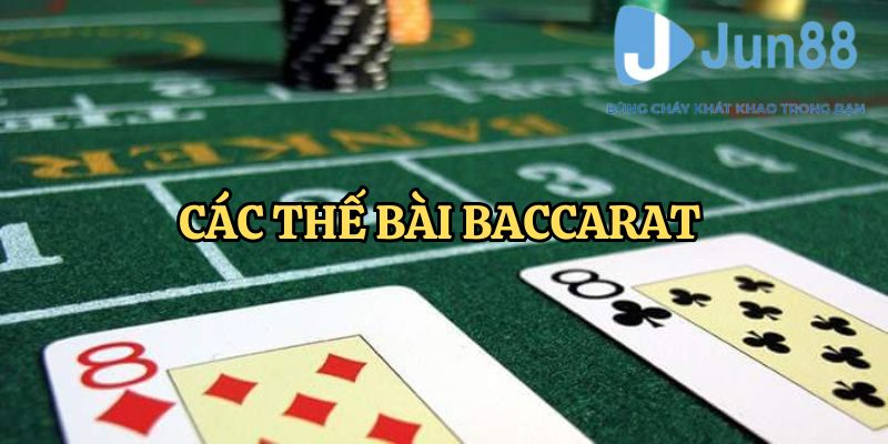 Bật Mí Các Thế Bài Baccarat Cùng Cách Tính Hiệu Quả