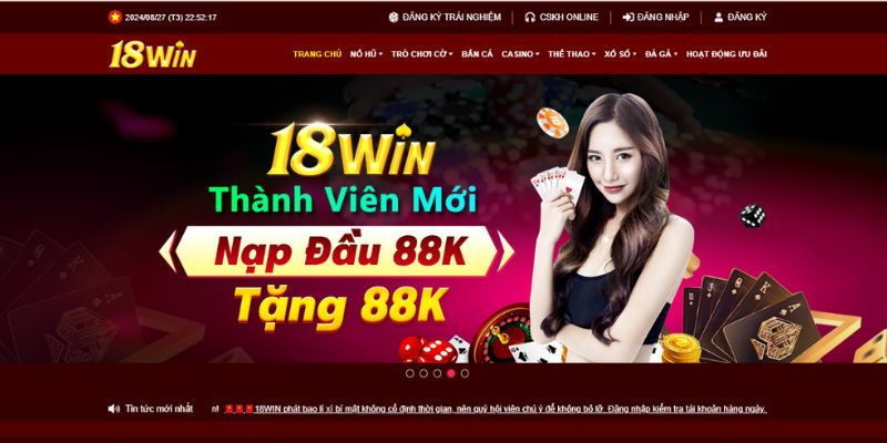 Giá trị cốt lõi thương hiệu 18Win